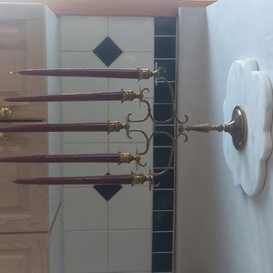SALE! VINTAGE SOLID BRASS CANDLEABRA